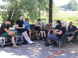 Weserlieder 2022 &raquo; Fotos Detlef Müller &raquo; Mittwoch 20.07. | Aufbau